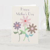 Daisy-Muttertag Karte (Vorderseite)