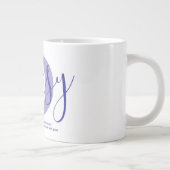 Daisy Name Bedeutung Monogramm Jumbo-Tasse (Rechts)