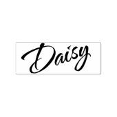 Daisy Name Cursive Schriftart Gummistempel (Prägung)