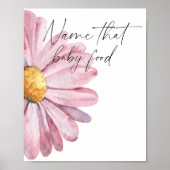 Daisy - Name für Babynahrung Poster (Vorne)