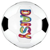 Daisy Name in lebendigem Häkelmuster Fußball (Gedreht)