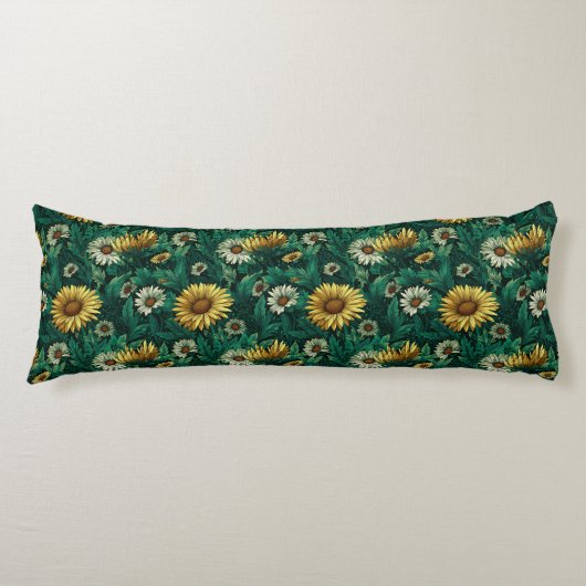 Daisy Nature Interior Dekor Boho Sofa Seitenschläferkissen (Vorderseite)