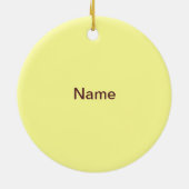 Daisy Neue Mutter Keramik-Ornament Keramik Ornament (Hinten)
