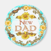 Daisy New Dad Magnet (Vorne)