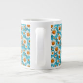 Daisy Niedlich White Blume Jumbo-Tasse (Rückseite)