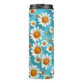 Daisy Niedlich White Blume Thermosbecher (Rückseite)