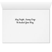 Daisy Note Card (Innenansicht Horizontal (Unten))