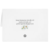 Daisy Note Card (Rückseite Horizontal)