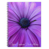 Daisy Notebook Personalisierte Daisy Blume Noteboo Notizblock (Vorderseite)