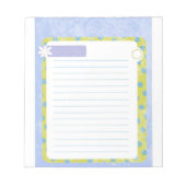 Daisy Notepad Notizblock (Vorderseite)