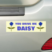Daisy Ocean Blue Autoaufkleber (Auf Auto)