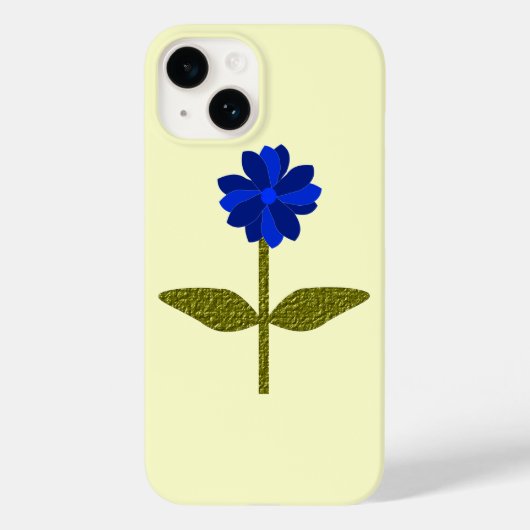 Daisy Ocean Blue Case-Mate iPhone Hülle (Rückseite)