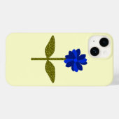Daisy Ocean Blue Case-Mate iPhone Hülle (Rückseite (Horizontal))