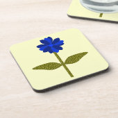 Daisy Ocean Blue Cork Untersetzer (Linke Seite)