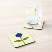 Daisy Ocean Blue Cork Untersetzer (Rechte Seite)