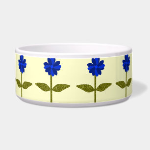 Daisy Ocean Blue Dog Bowl Napf