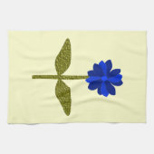 Daisy Ocean Blue Kitchtuch Handtuch (Horizontal)