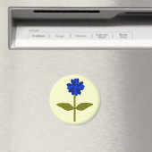 Daisy Ocean Blue Magnet (In Situ (Geschirrspüler))