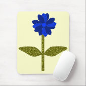 Daisy Ocean Blue Mousepad (Mit Mouse)