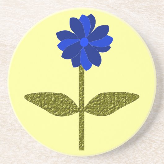 Daisy Ocean Blue Untersetzer (Vorne)