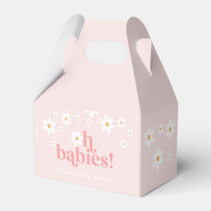 Daisy Oh Babies Pink Baby Dusche Geschenkschachtel
