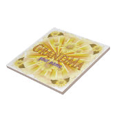 Daisy Oma individuelle Name Fliese (Seite)