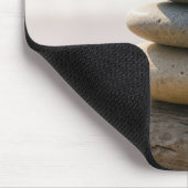 Daisy on a Stone Beach Cairn and Driftwood Mousepad (Ecke)