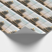 Daisy on a Stone Beach Cairn With Driftwood Geschenkpapier (Ecke)