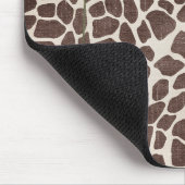 Daisy on Giraffe Print Mousepad (Ecke)