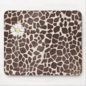 Daisy on Giraffe Print Mousepad (Vorne)