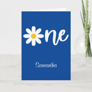 Daisy One 1. Geburtstag Karte