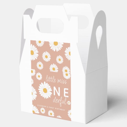 Daisy Onederful First Birthday Fevor Gable Box Geschenkschachtel (Geöffnet)