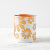 Daisy Orange Monogram Tasse (Zentrum)