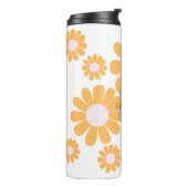 Daisy Orange Monogram Thermosbecher (Nach links gedreht)