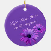Daisy Ornament Blume Weihnachtsdekoration (Hinten)