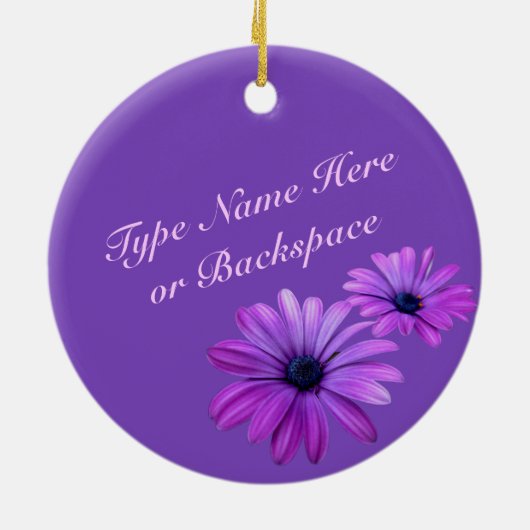 Daisy Ornament Blume Weihnachtsdekoration (Hinten)