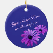 Daisy Ornament Blume Weihnachtsdekoration (Hinten)