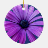 Daisy Ornament Purple Blumen Weihnachtsdekoration (Hinten)