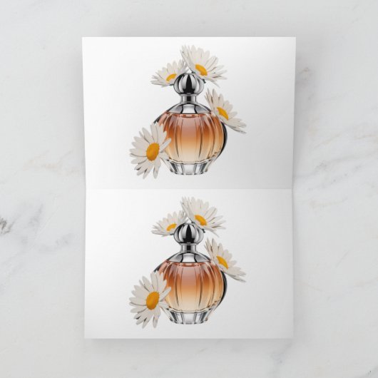 Daisy Parfüm Flasche Dankeskarte (Innenseite)
