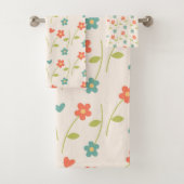 Daisy Pattern Badhandtuch Set (Insitu)