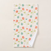 Daisy Pattern Badhandtuch Set (Handtuch)