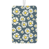 Daisy Pattern, Blumenmuster, weiße Daisien Autolufterfrischer (Rückseite)