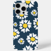 Daisy Pattern, Blumenmuster, weiße Daisien Case-Mate iPhone Hülle (Rückseite)