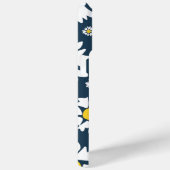 Daisy Pattern, Blumenmuster, weiße Daisien Case-Mate iPhone Hülle (Rückseite / Rechts)