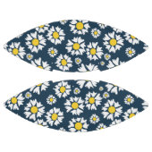 Daisy Pattern, Blumenmuster, weiße Daisien Football (Paneele)