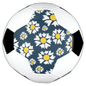 Daisy Pattern, Blumenmuster, weiße Daisien Fußball (Gedreht)