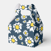Daisy Pattern, Blumenmuster, weiße Daisien Geschenkschachtel (Vorderseite)