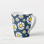 Daisy Pattern, Blumenmuster, weiße Daisien Milchtasse (Rechte Ecke)