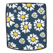 Daisy Pattern, Blumenmuster, weiße Daisien Rucksack (Abnehmbare Front)
