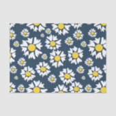 Daisy Pattern, Blumenmuster, weiße Daisien Seidenpapier (Vorderseite)